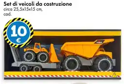 Tedi Set di veicoli da costruzione offerta