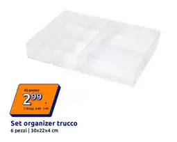 Action Set organizer trucco offerta