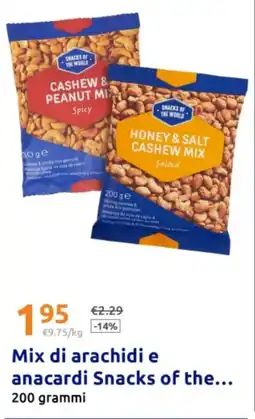 Action Mix di arachidi e anacardi Snacks of the offerta
