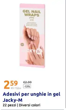 Action Adesivi per unghie in gel Jacky-M offerta