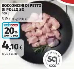 Coop Bocconcini di petto di pollo sq offerta
