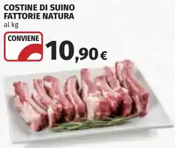 Coop Costine di suino fattorie natura offerta
