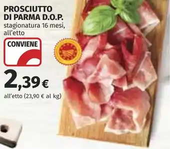 Coop Prosciutto di parma d.o.p. offerta