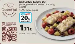 Coop Merluzzo GUSTO QUI offerta