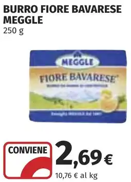 Coop Burro fiore bavarese MEGGLE offerta