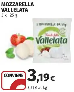 Coop Mozzarella VALLELATA offerta