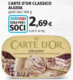 Coop Carte d'or classico ALGIDA offerta