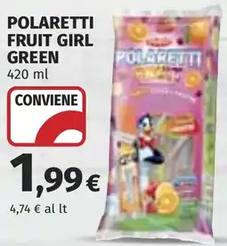 Coop Polaretti fruit girl green offerta