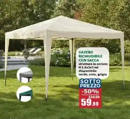 Happy Casa Gazebo richiudibile con sacca offerta