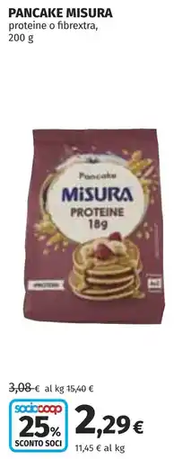 Coop Pancake MISURA offerta
