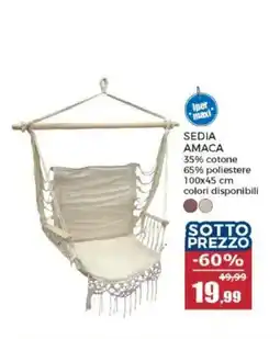Happy Casa Sedia amaca offerta
