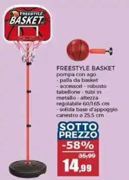 Happy Casa Freestyle basket pompa con ago offerta