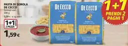 Coop Pasta di semola DE CECCO offerta