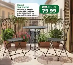 Happy Casa Tavolo con 2 sedie offerta