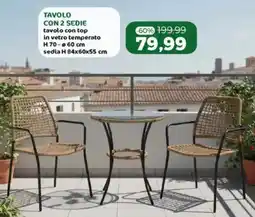 Happy Casa Tavolo con 2 sedie offerta
