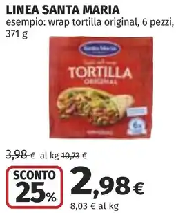 Coop Linea SANTA MARIA offerta