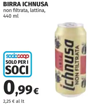 Coop Birra ICHNUSA offerta
