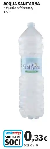 Coop Acqua SANT'ANNA offerta