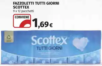 Coop Fazzoletti tutti giorni SCOTTEX offerta