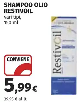 Coop Shampoo olio RESTIVOIL offerta