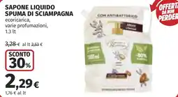 Coop Sapone liquido SPUMA DI SCIAMPAGNA offerta
