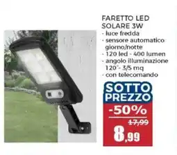 Happy Casa Faretto led solare 3W offerta