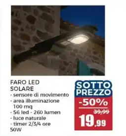 Happy Casa Faro led solare offerta