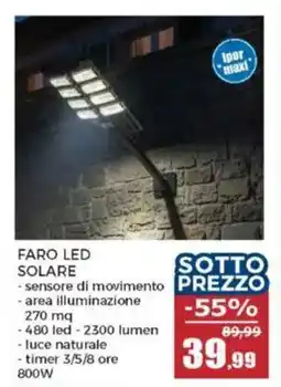 Happy Casa Faro led solare offerta