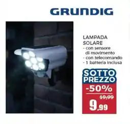 Happy Casa Grundig lampada solare offerta