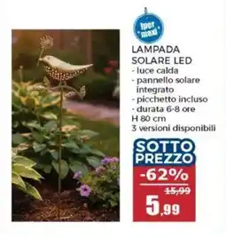 Happy Casa Lampada solare led offerta