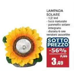 Happy Casa Lampada solare offerta