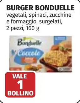 Coop Burger BONDUELLE offerta