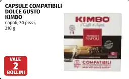 Coop Capsule compatibili dolce gusto KIMBO offerta