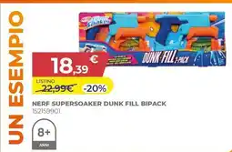 Toys Center Nerf supersoaker dunk fill bipack offerta