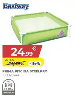 Toys Center Bestway prima piscina steelpro offerta