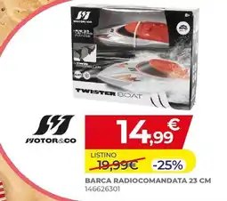 Toys Center Motor&co barca radiocomandata 23 cm offerta