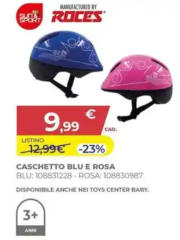 Toys Center Sun & sport caschetto blu e rosa offerta
