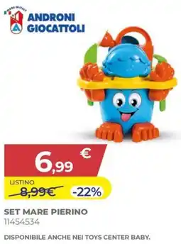 Toys Center Androni giocattoli set mare pierino offerta