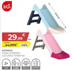 Toys Center Sun & sport scivolo offerta