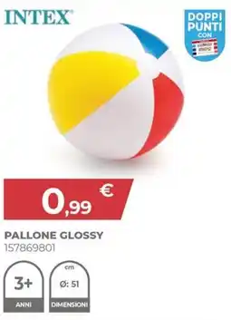 Toys Center Intex pallone glossy offerta