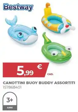 Toys Center Bestway canottini buoy buddy assortiti offerta