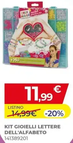 Toys Center Kit gioielli lettere dell'alfabeto offerta