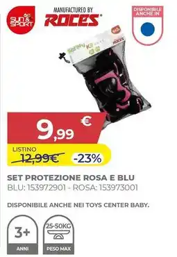 Toys Center Sun & sport set protezione rosa e blu offerta