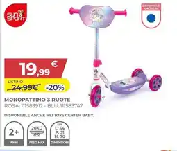 Toys Center Sun & sport monopattino 3 ruote offerta