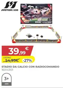 Toys Center Motor&co stadio da calcio con radiocomando offerta