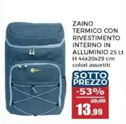 Happy Casa Zaino termico con rivestimento interno in alluminio offerta