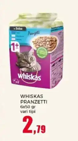 Happy Casa Whiskas pranzetti offerta