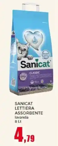 Happy Casa Sanicat lettiera assorbente lavanda offerta