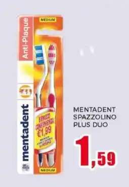 Happy Casa Mentadent spazzolino plus duo offerta