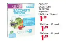 Happy Casa Clendy sacchetti freezer offerta